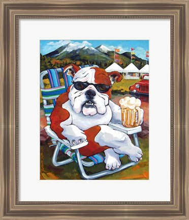 Framed Bully For Beer Fest Print