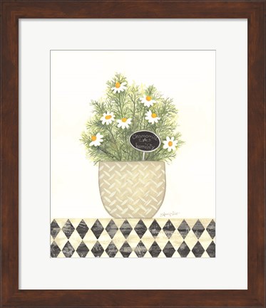 Framed Chamomile Humility Print