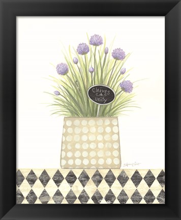 Framed Chives Unity Print