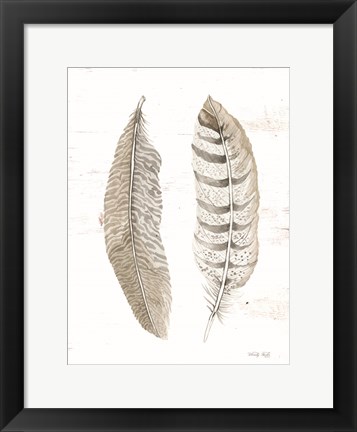 Framed Feather II Print