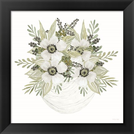 Framed Fun Floral I Print