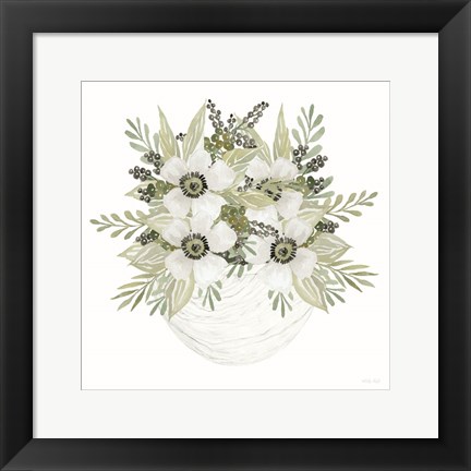 Framed Fun Floral I Print