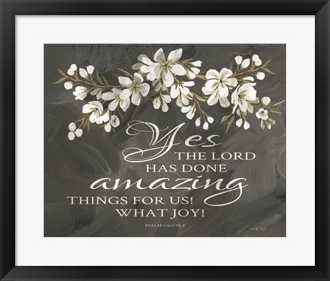 Framed Amazing Things Print