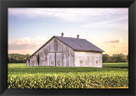 Framed Rural Ohio Barn Print