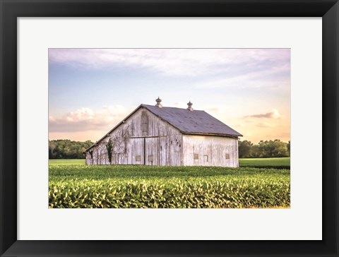 Framed Rural Ohio Barn Print