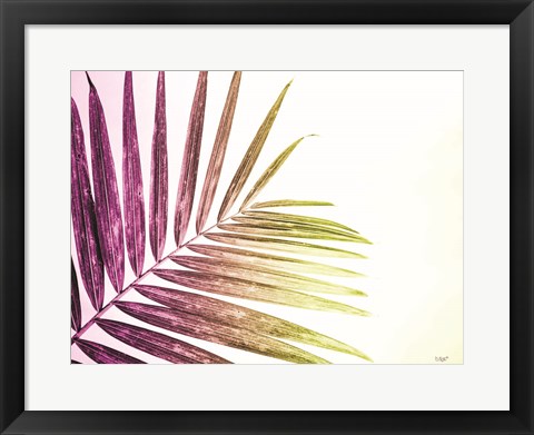 Framed Rainbow Leaf Print