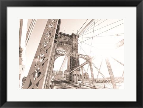 Framed Bridge View I Print