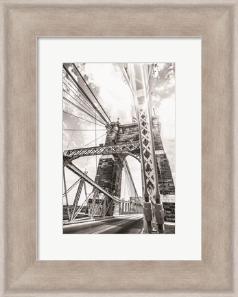 Framed Bridge View I Print