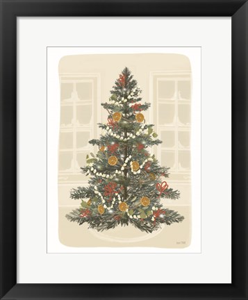 Framed Old Fashioned Christmas Print