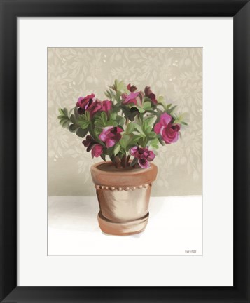 Framed House Begonia Plant Print