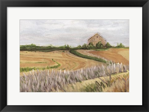 Framed Golden Hour on the Farm Print