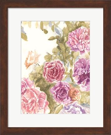 Framed Purple and Pink Hues Print