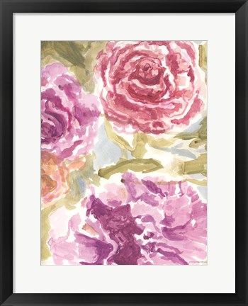 Framed Warm Violet 1 Print