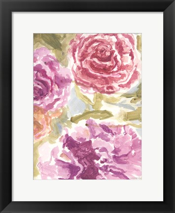 Framed Warm Violet 1 Print