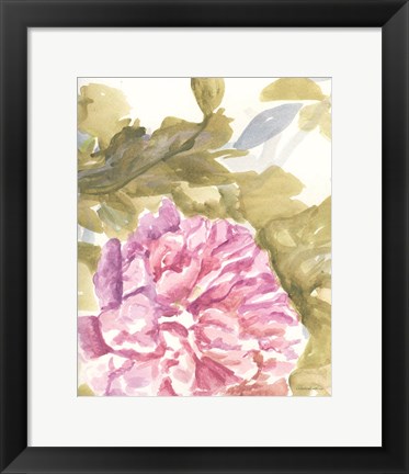 Framed Warm Violet 2 Print