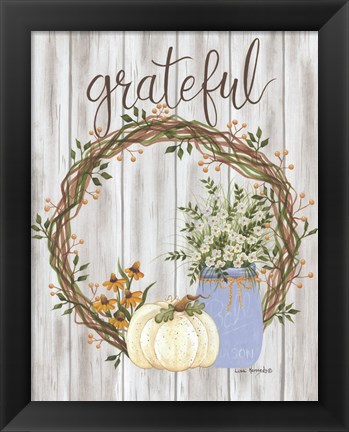 Framed Grateful Print