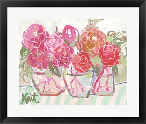 Framed Delight in Blooms Print