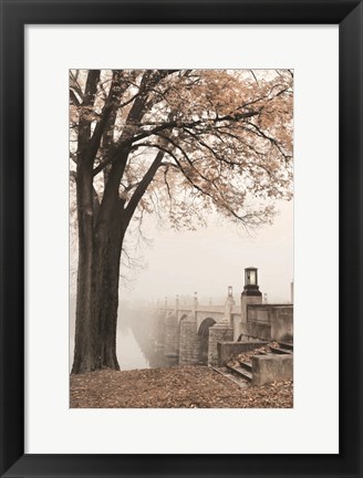 Framed Market Street in Autumn Print