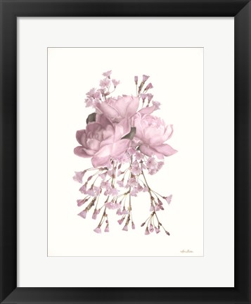 Framed Roses and Blossoms I Print