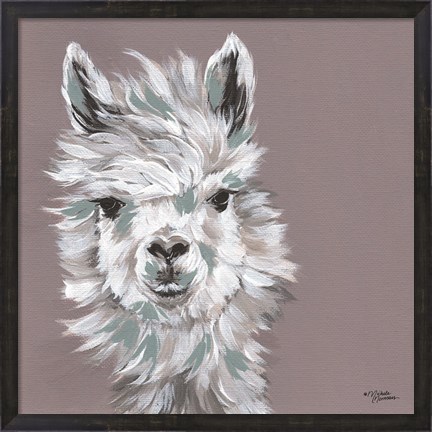 Framed Alpaca Punch Print
