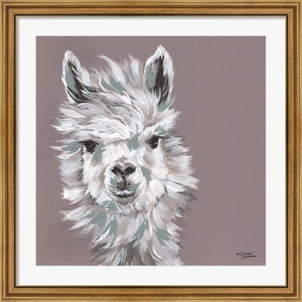 Framed Alpaca Punch Print