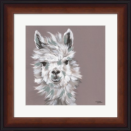 Framed Alpaca Punch Print