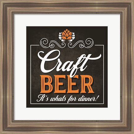 Framed Craft Beer Print