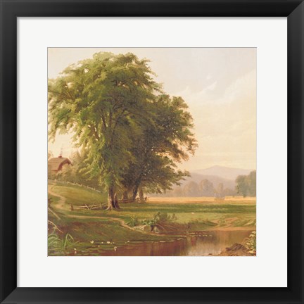 Framed Country Pond 1 Print