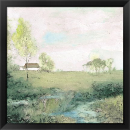 Framed Peaceful Country 2 Print