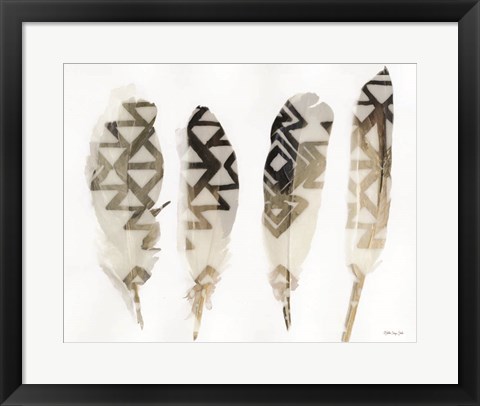 Framed Feathers 2 Print