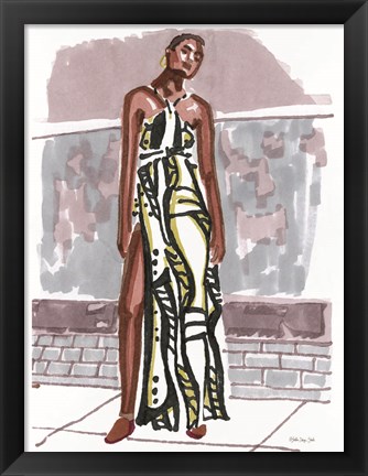 Framed Fashion in the City 1 Print