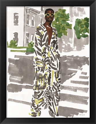 Framed Fashion in the City 2 Print