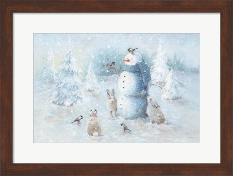 Framed Let it Snow 01 Print