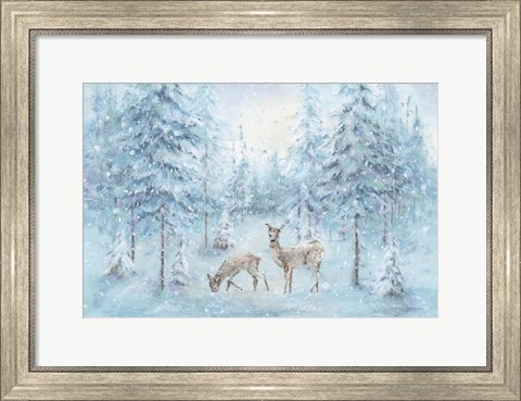 Framed Let it Snow 02 Print