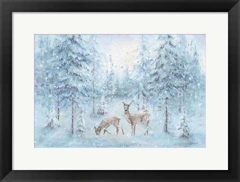 Framed Let it Snow 02 Print