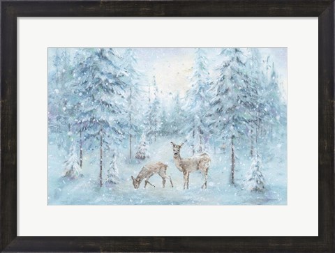 Framed Let it Snow 02 Print