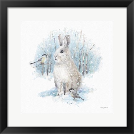 Framed Let it Snow 05 Print