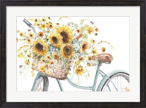 Framed Sunflowers Forever 02 Print