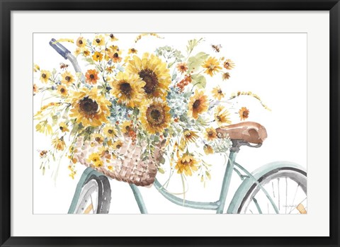 Framed Sunflowers Forever 02 Print