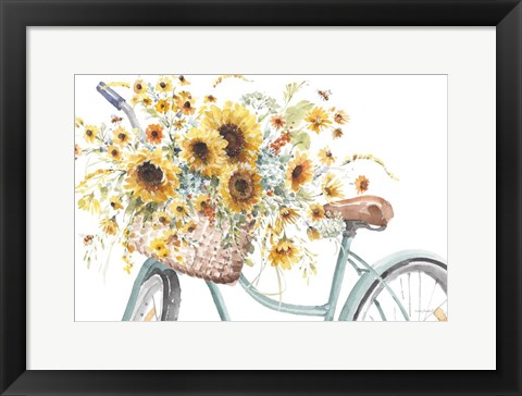 Framed Sunflowers Forever 02 Print