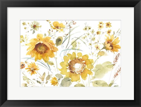 Framed Sunflowers Forever 03 Print