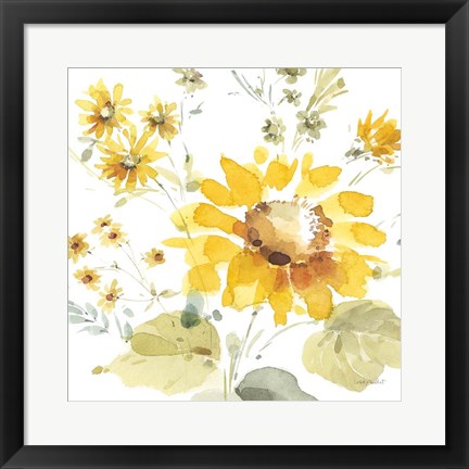 Framed Sunflowers Forever 05 Print