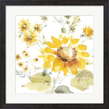 Framed Sunflowers Forever 05 Print