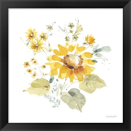 Framed Sunflowers Forever 07 Print