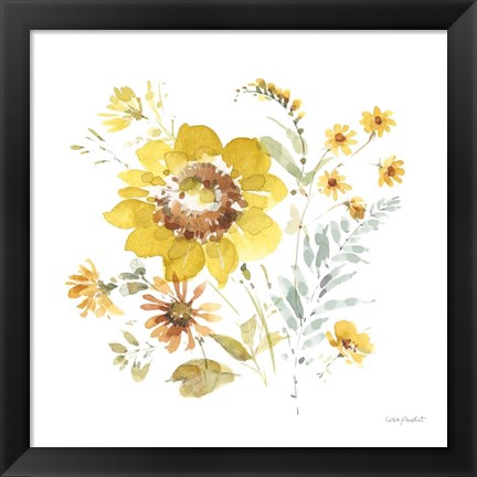 Framed Sunflowers Forever 08 Print