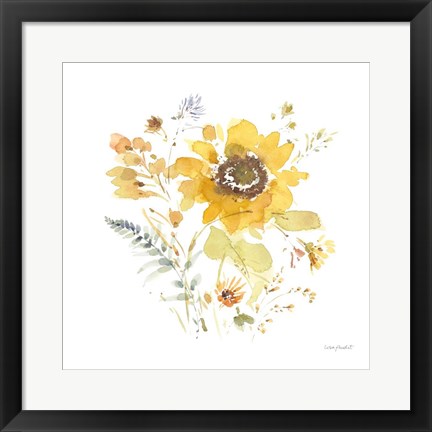 Framed Sunflowers Forever 09 Print