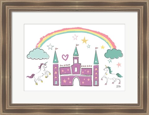 Framed Rainbow Dream IV Print