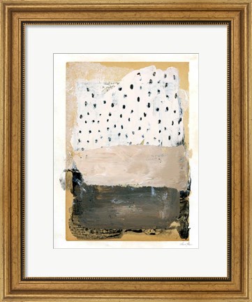 Framed Neutral Collage III Print