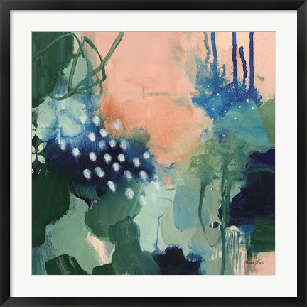 Framed Abstract Layers III Print