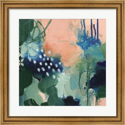 Framed Abstract Layers III Print